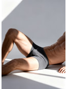 Хлопковые однотонные трусы - 2 шт.