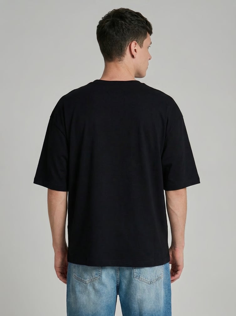 Футболка оверсайз с принтом Кракена