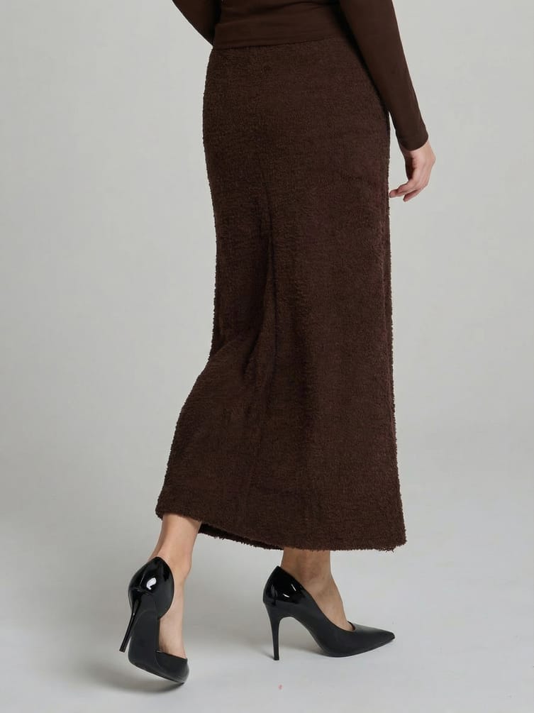 Юбка миди трикотажная