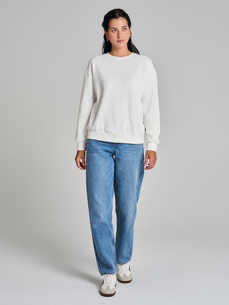 Утепленный свитшот с начесом