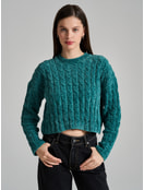 Джемпер трикотажный с косами