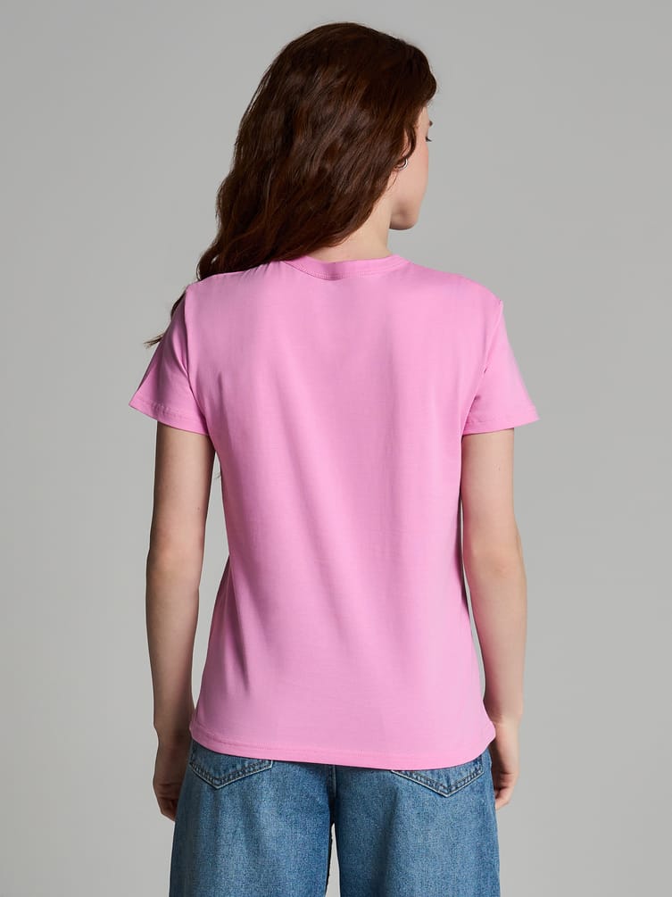 Плотная классическая футболка из хлопка