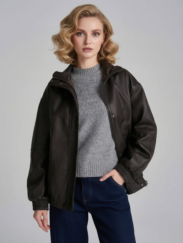 Куртка из эко кожи демисезонная