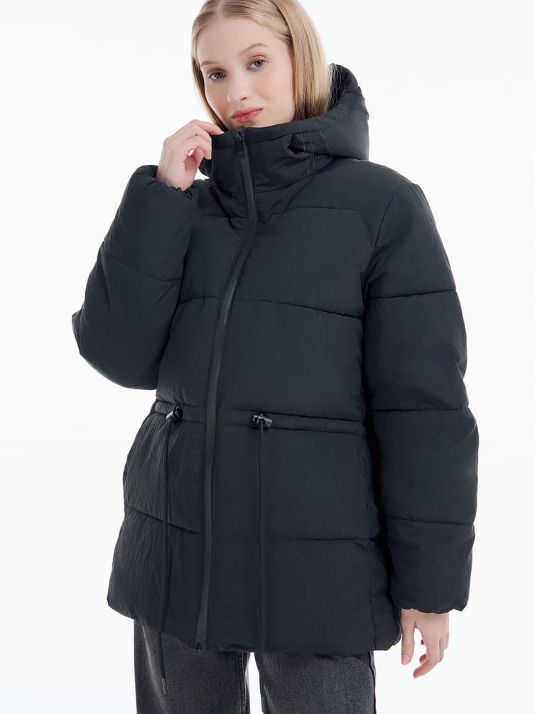 Куртка удлиненная стеганая женская