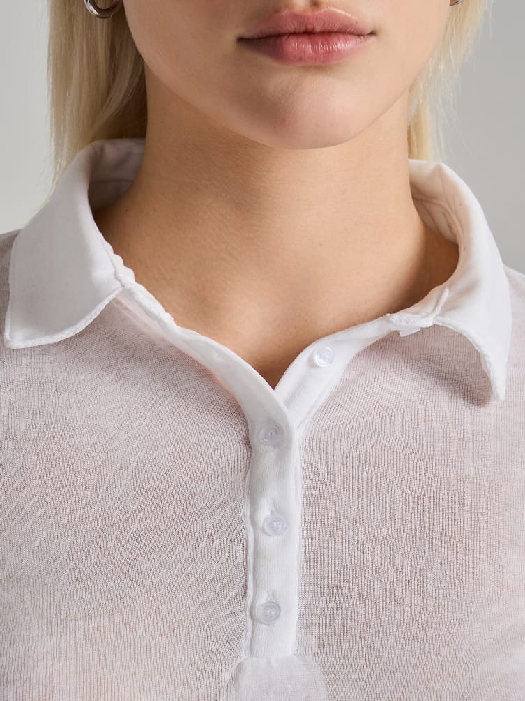 Рубашка поло с длинным рукавом