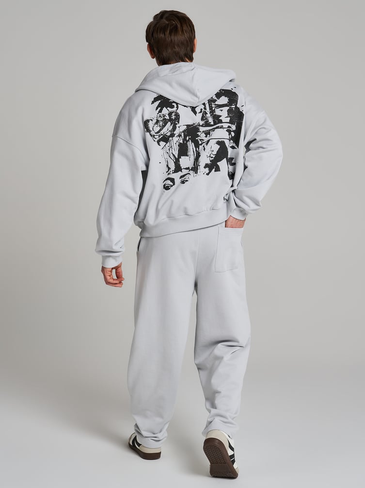 Брюки спортивные с принтом