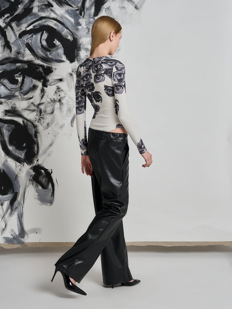 Боди с принтом Макс Борисов