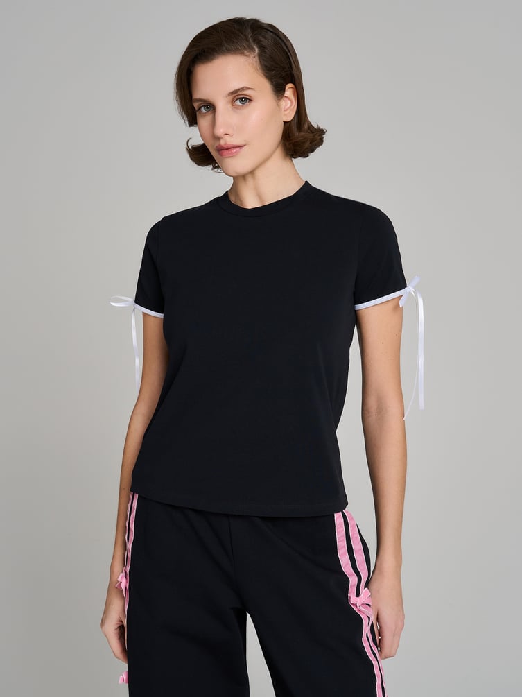 Футболка классическая с бантиками