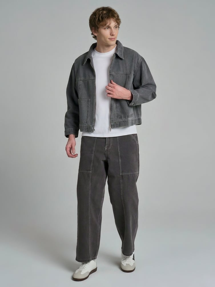 Куртка джинсовая на молнии