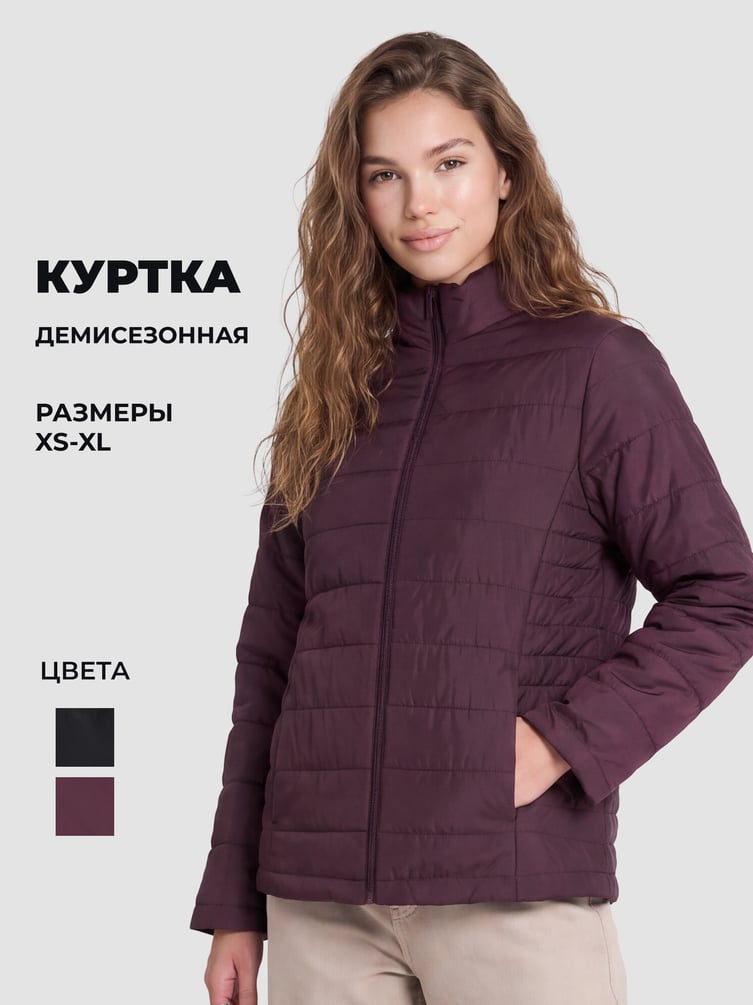 Куртка стеганная без капюшона
