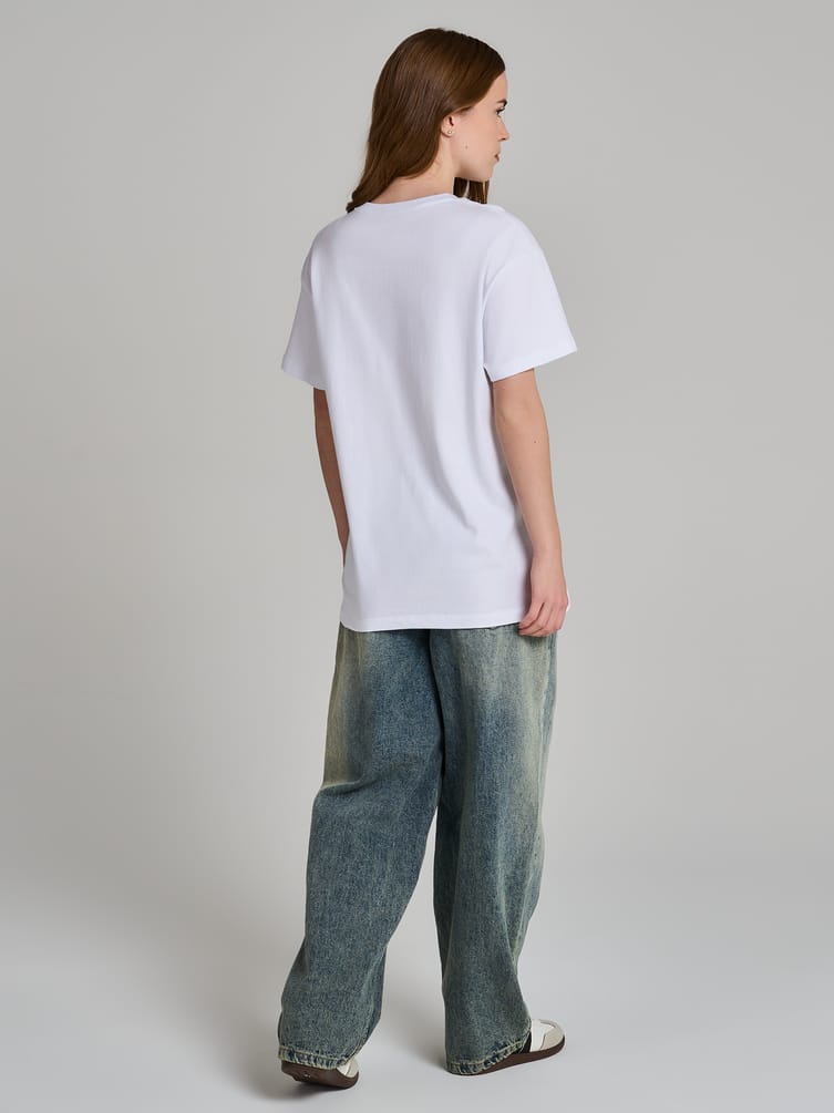 Футболка оверсайз с принтом кота