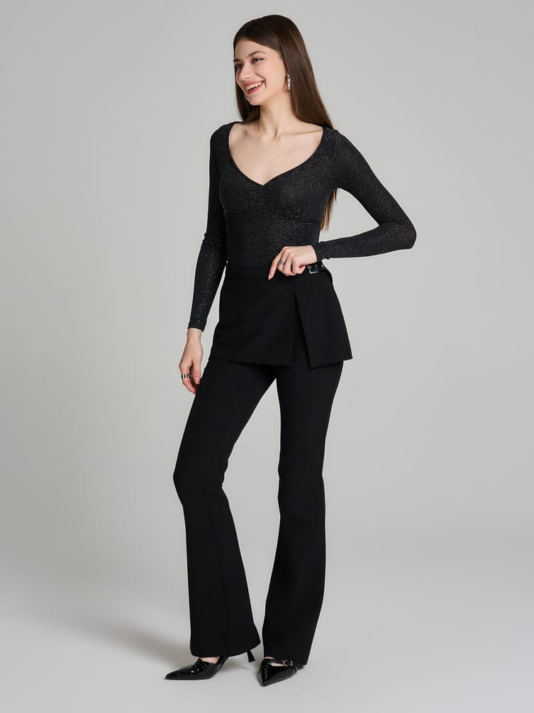 Блузка нарядная с люрексом