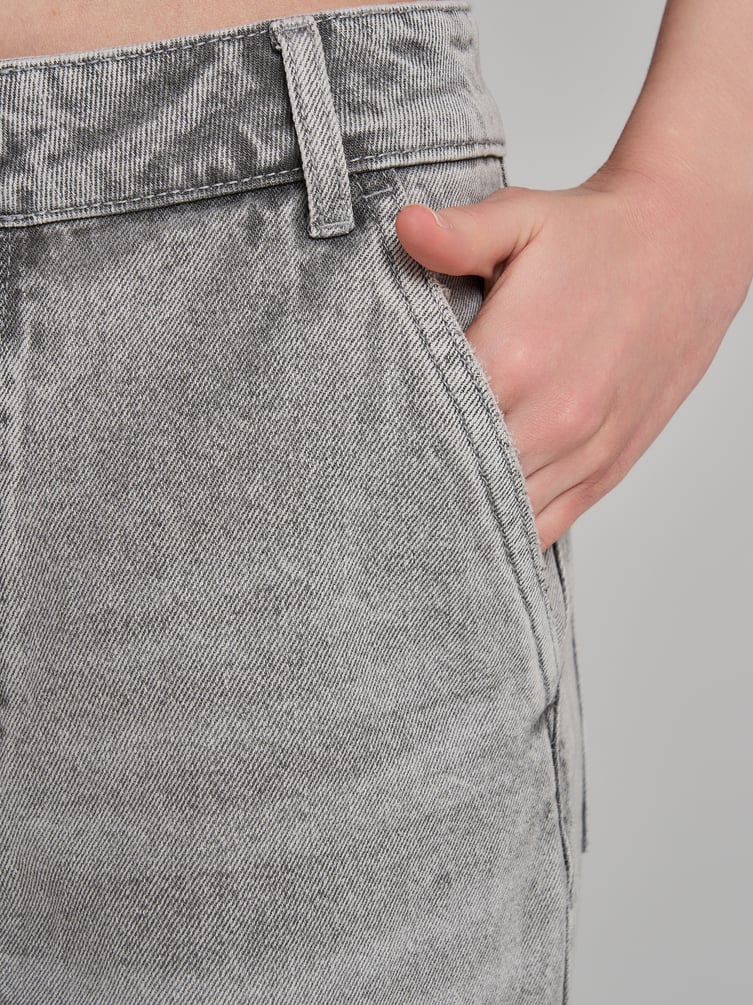 Джины багги с вареным эффектом