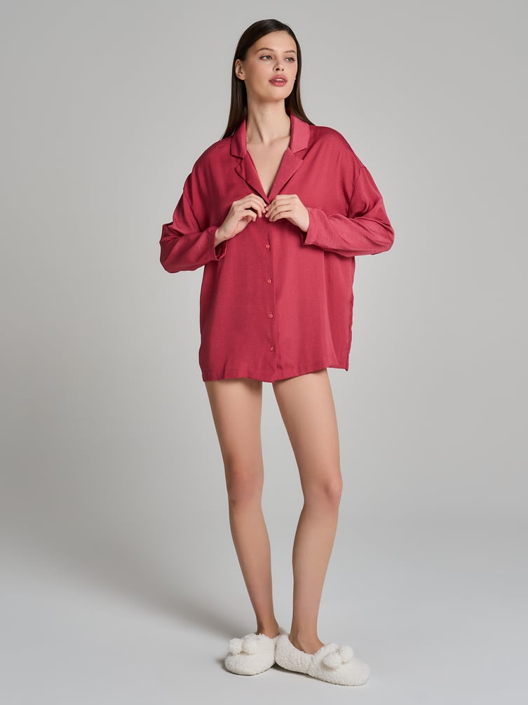 Платье-рубашка для дома