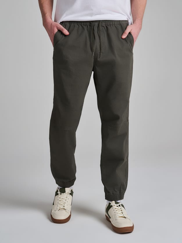 Брюки джоггеры с резинкой по низу