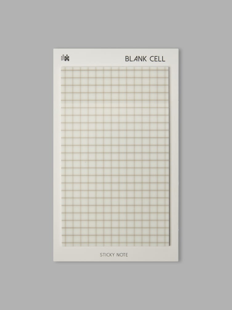 Стикеры для заметок лист в клетку