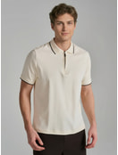 Поло хлопковое с коротким рукавом