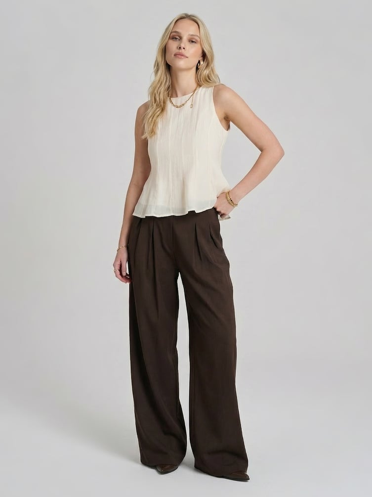 Блузка без рукавов вечерняя