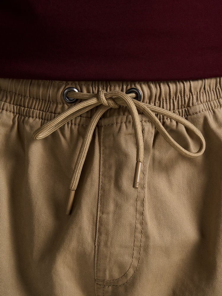 Брюки карго на резинке