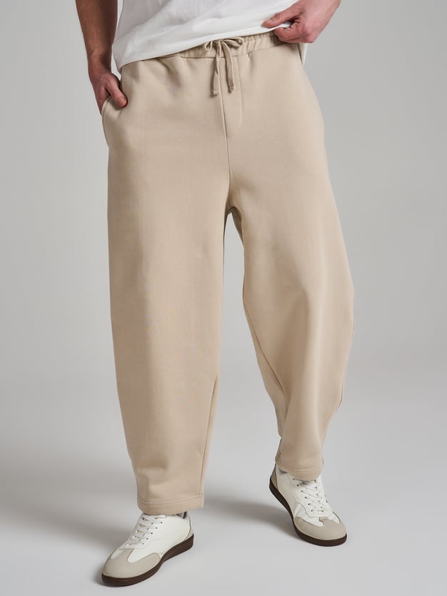 Спортивные широкие брюки с начесом