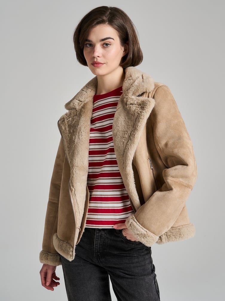 Лонгслив в полоску с длинным рукавом