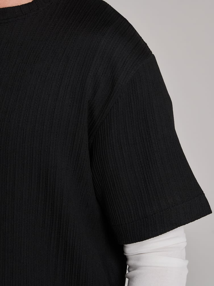 Футболка летняя из жатой ткани