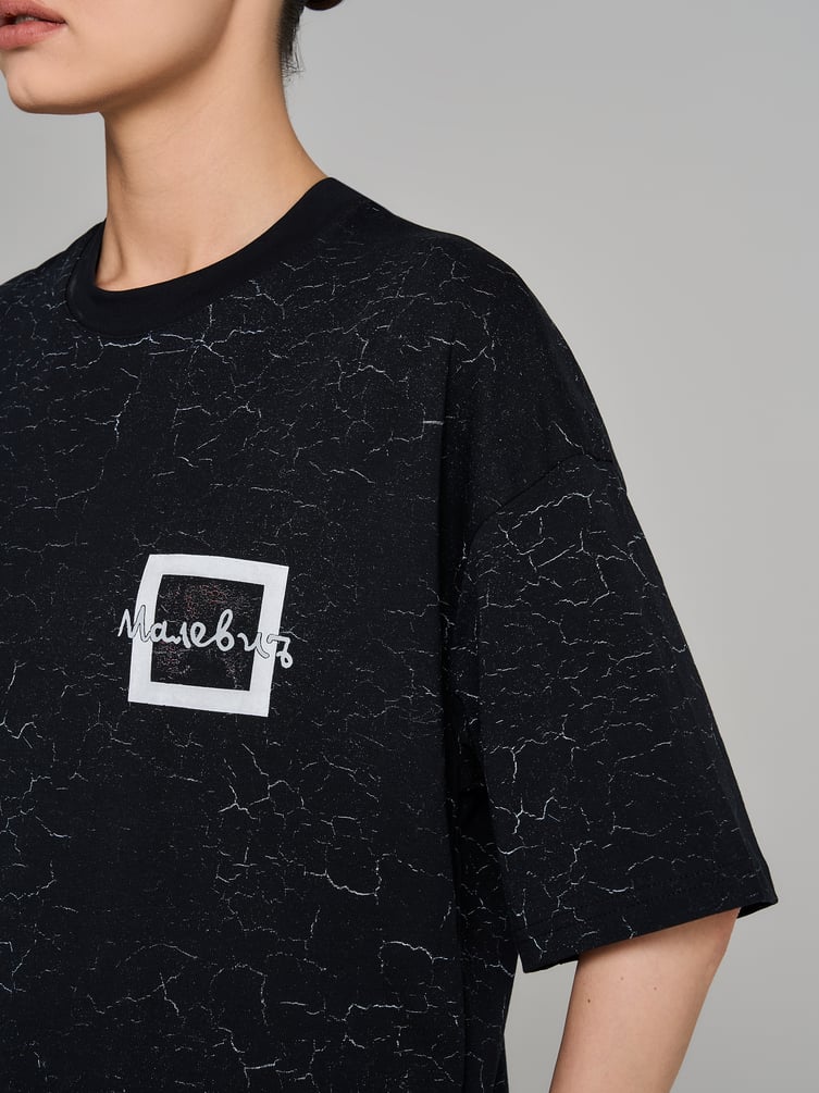 Футболка с принтом картин Третьяковской галереи