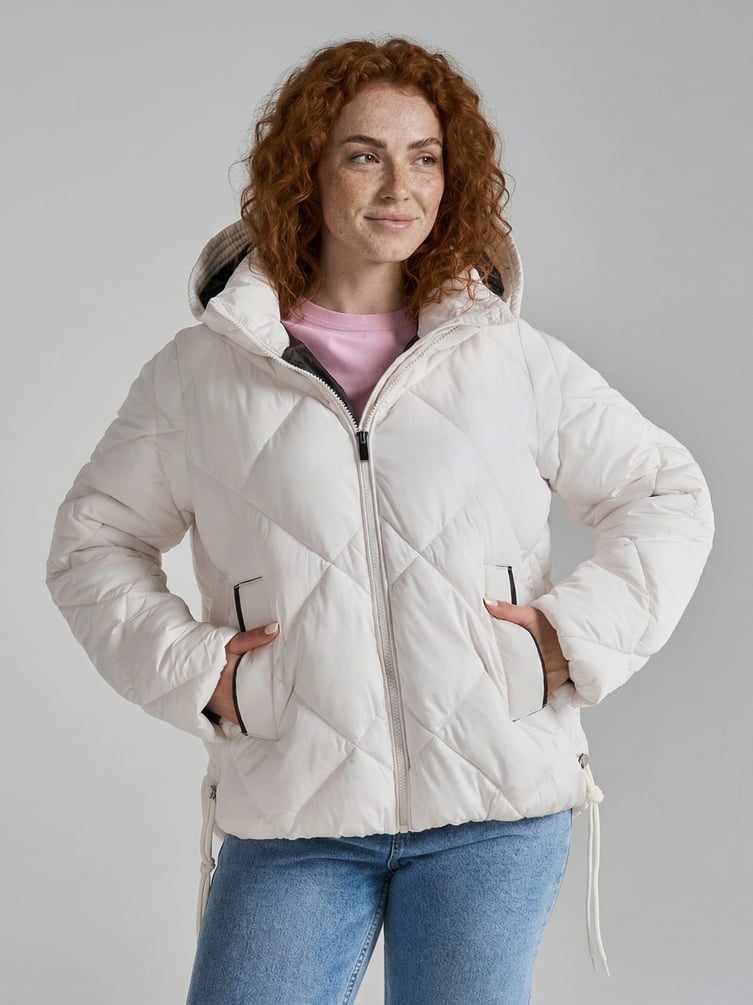 Куртка стеганая с капюшоном