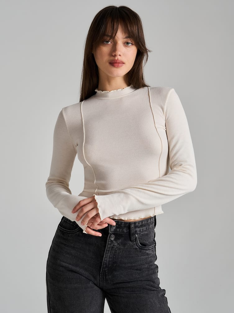 Водолазка лапша с высоким горлом