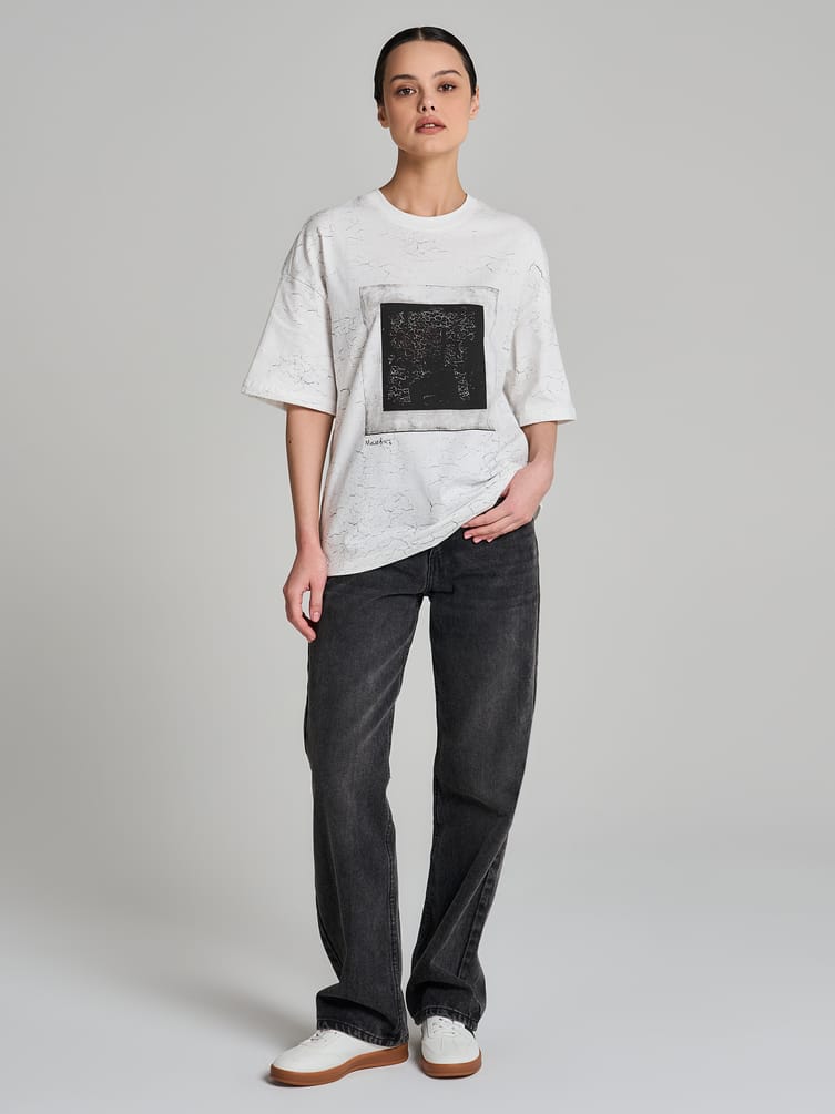 Футболка с принтом картин Третьяковской галереи