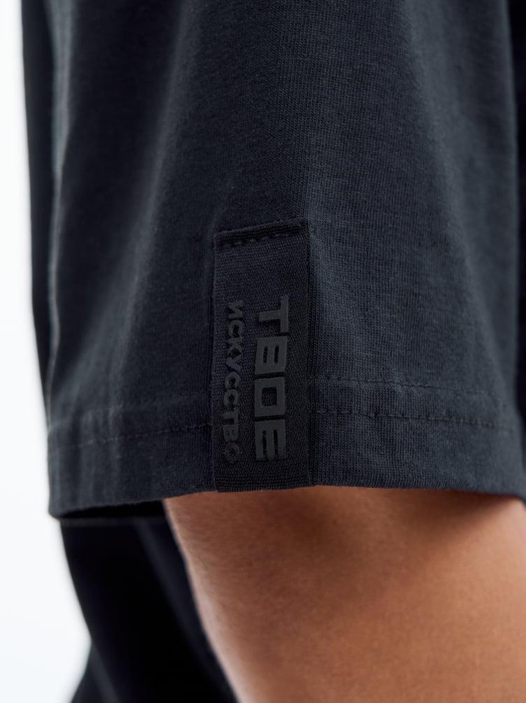 Футболка оверсайз с принтом Есенина