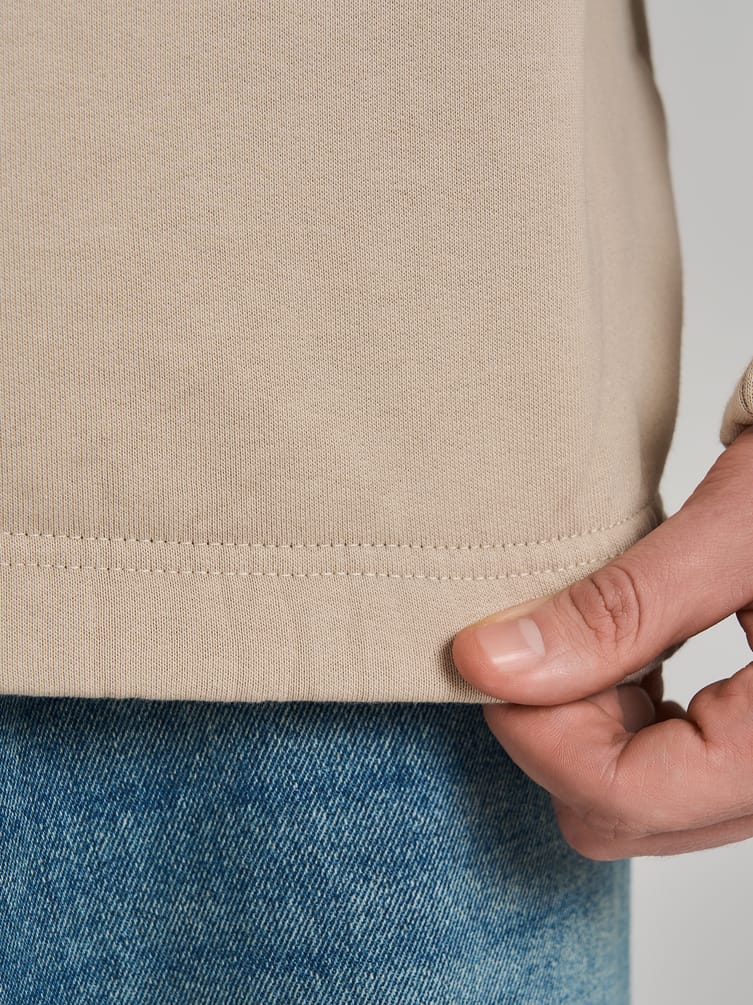 Утепленная толстовка с высоким горлом и начесом