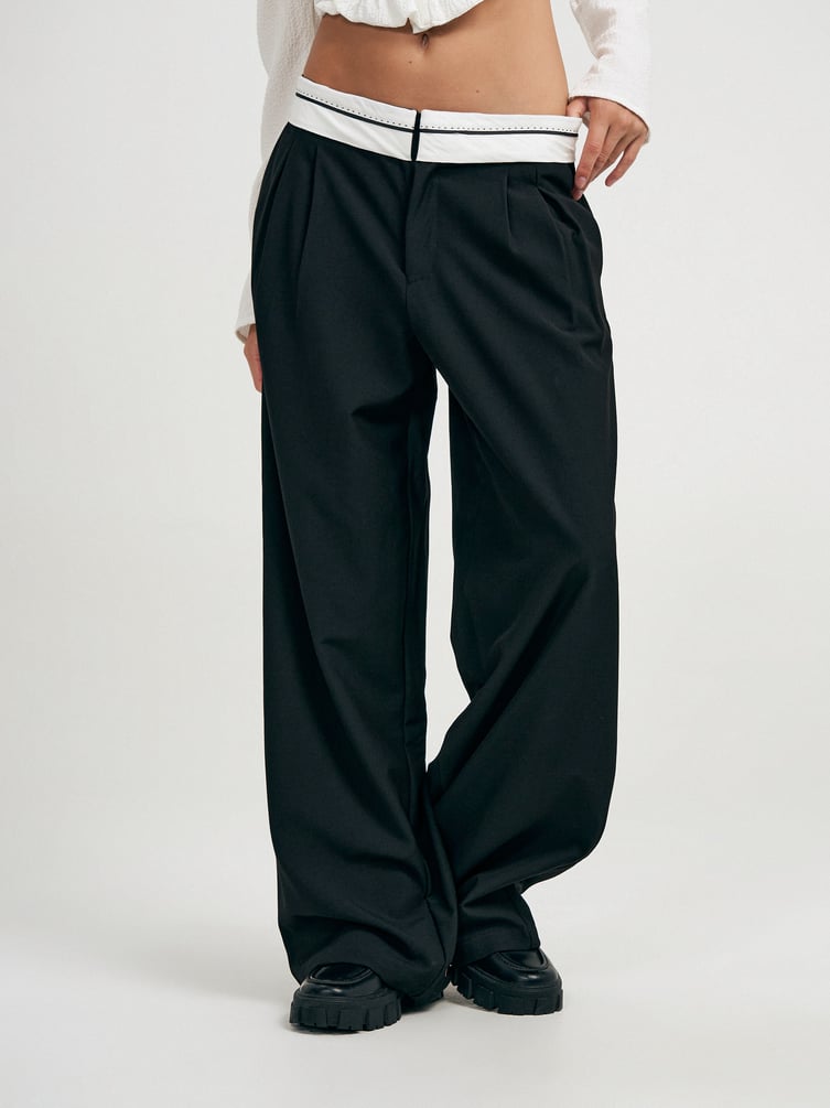 Классические брюки палаццо