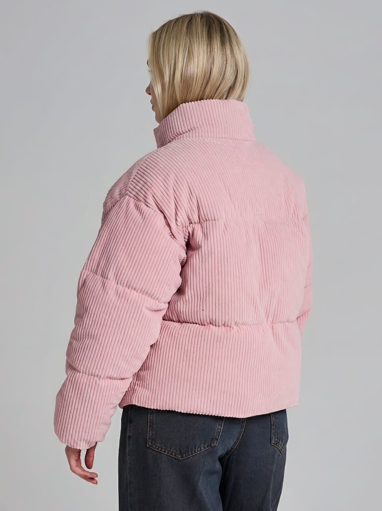 Велюровая куртка оверсайз утепленная