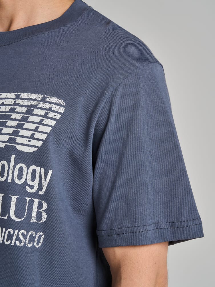 Футболка из хлопка с надписью