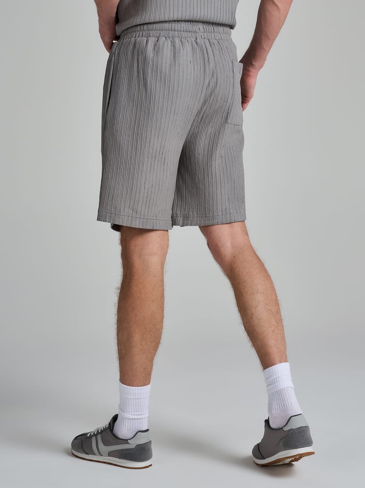 Шорты повседневные из жатого материала