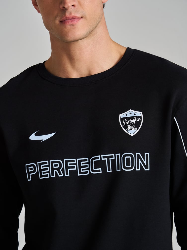 Лонгслив из хлопка с надписью Perfection