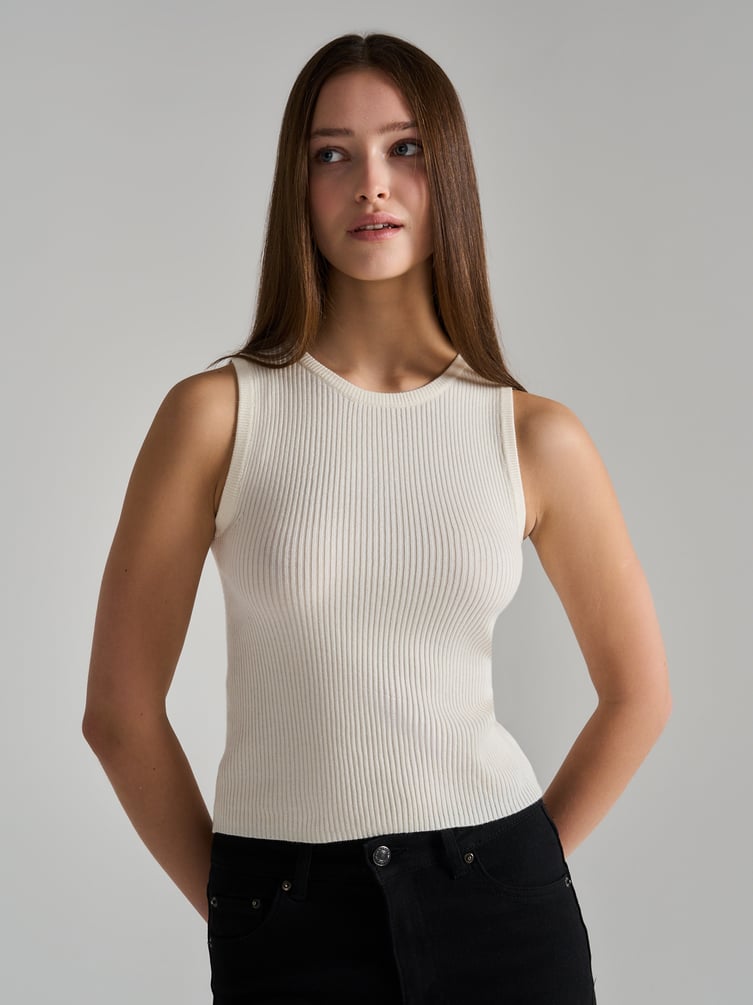 Топ лапша на широких бретелях