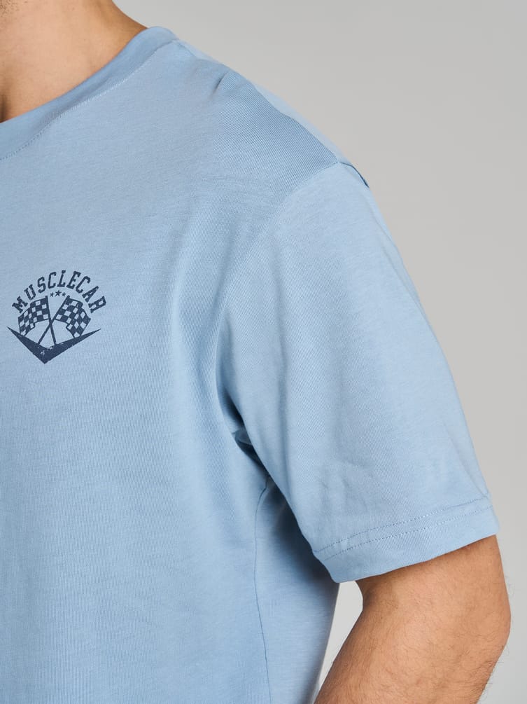 Футболка спортивная с принтом на спине