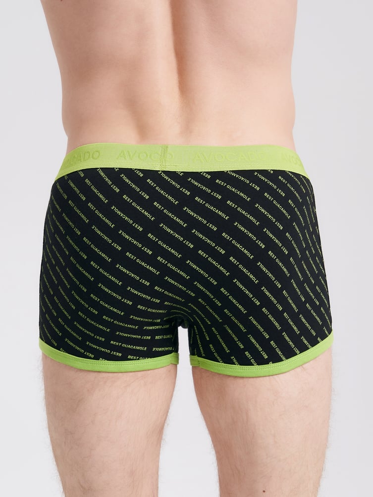 Хлопковые трусы с принтом авокадо - 2 шт.