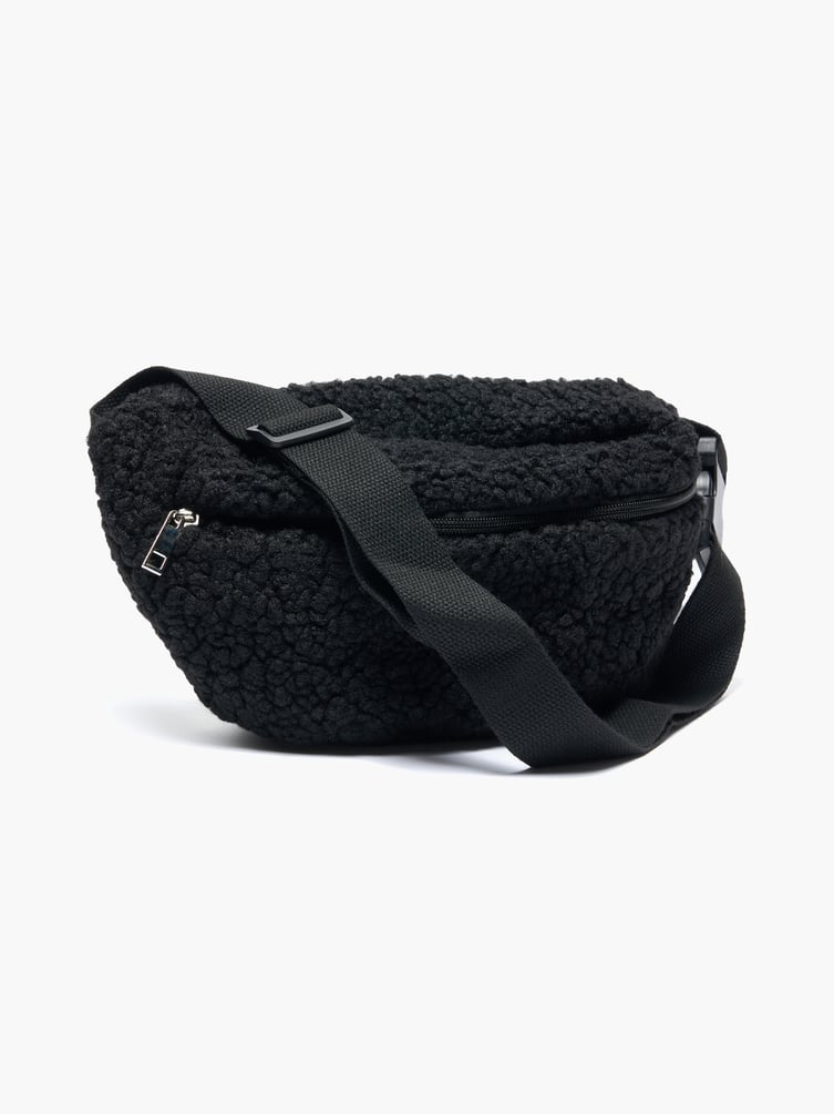 Плюшевая сумка-пояс