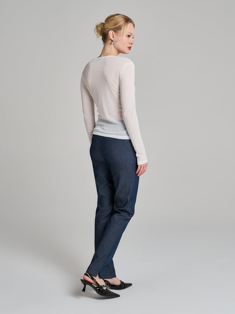 Зауженные классические брюки