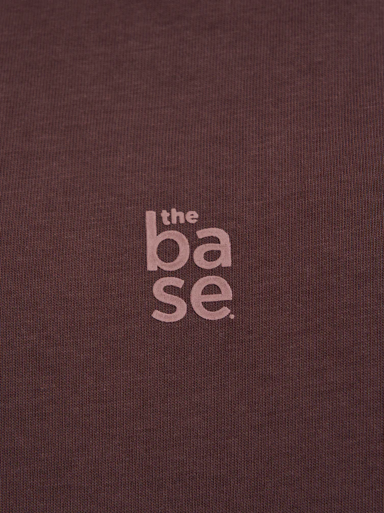 Плотная футболка оверсайз из хлопка THE BASE