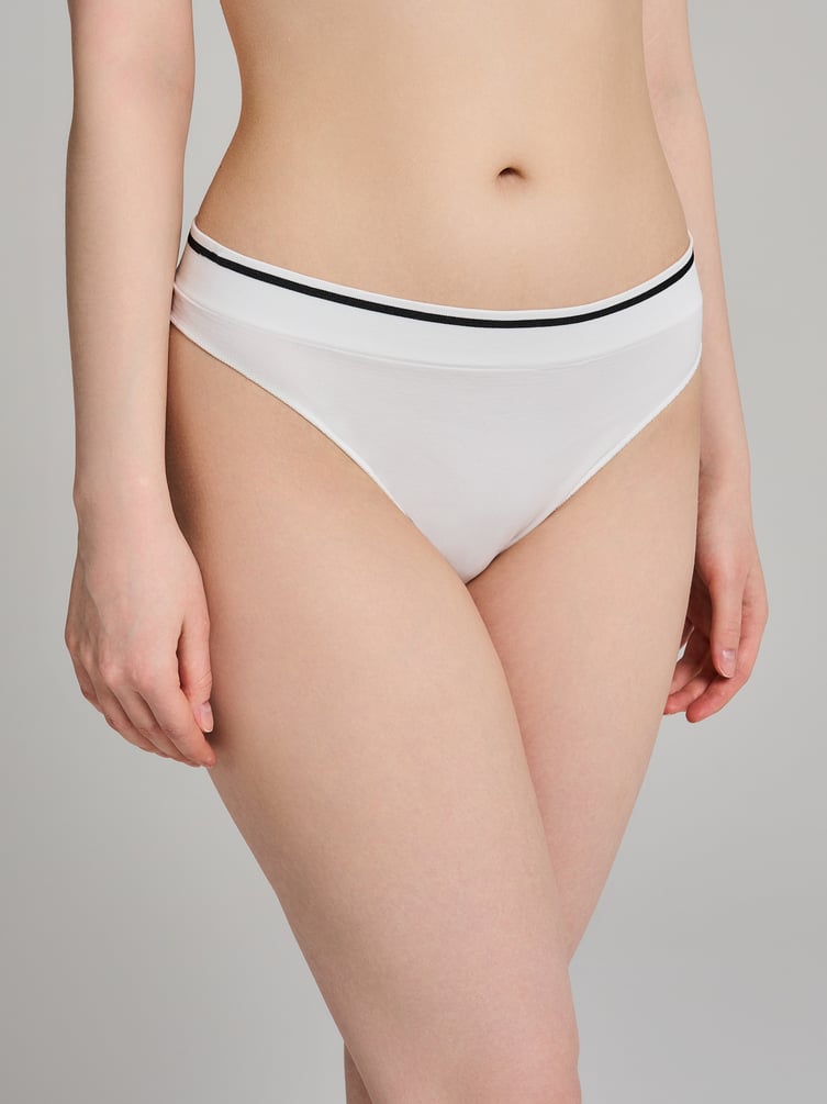 Трусы-стринги - 2 шт. с широкой резинкой