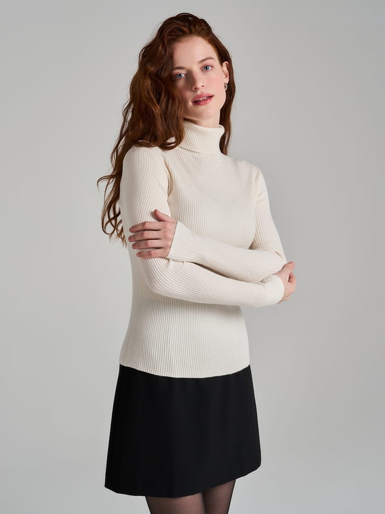 Водолазка лапша с высоким горлом