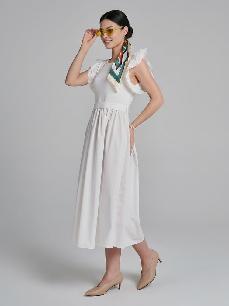 Платье нарядное с воланами