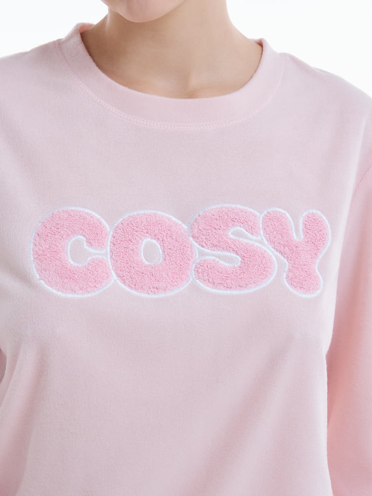 Плюшевая пижама Cosy и брюками