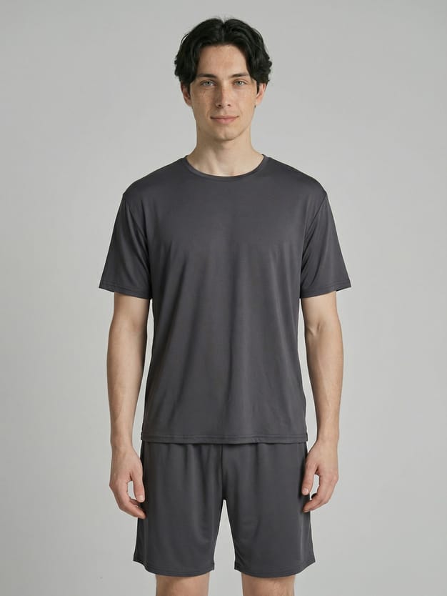 Пижама с футболкой и шортами