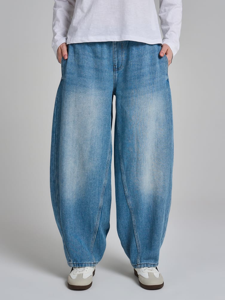 Джинсы Balloon на резинке