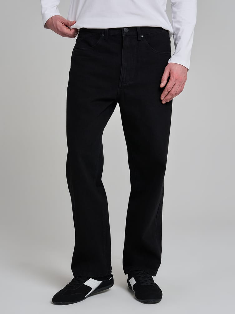 Джинсы багги зауженные